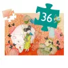 Formadobozos puzzle - Kokesi baba, 36 db-os - Kokeishi