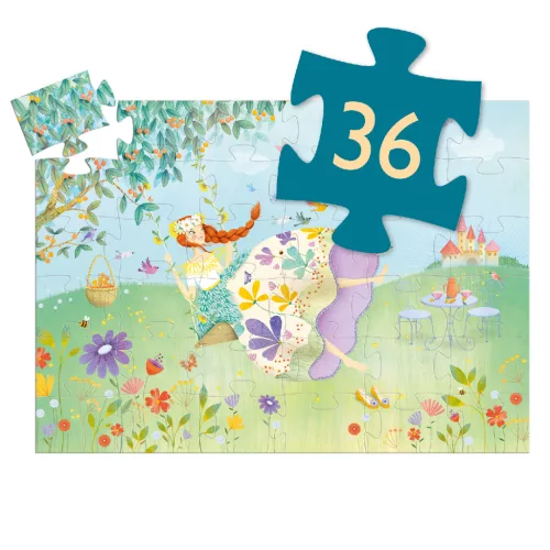 Formadobozos puzzle - Tavasz hercegnő, 36 db-os - The princess of spring