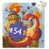 Formadobozos puzzle - Vaillant és a sárkány, 54 db-os - Vaillant and the dragon