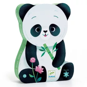   Formadobozos puzzle - Pici Panda Cuki, 24 db-os - Leo the panda