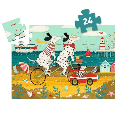 Formadobozos puzzle - Oli a dalmata kutyus, 24 db-os - Ollie, the Dalmatian