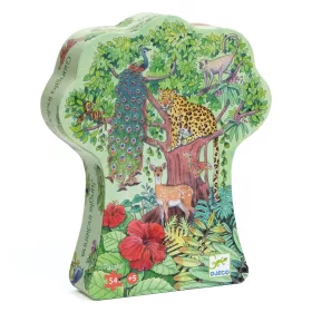   Formadobozos puzzle - Indiai dzsungel, 54 db-os - Indian jungle