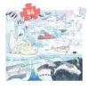 Formadobozos puzzle - Élet a sarkvidéken, 54 db-os - Polar softness