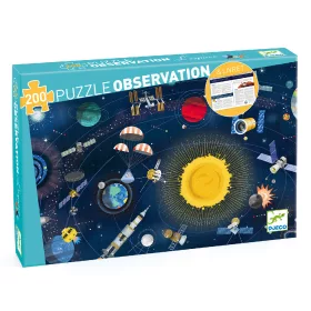   Megfigyeltető puzzle - A világűr, 200 db-os - The space + booklet