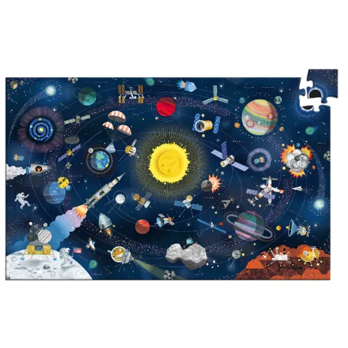 Megfigyeltető puzzle - A világűr, 200 db-os - The space + booklet
