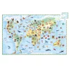Megfigyeltető puzzle - Föld állatai, 100 db-os - Animals of the earth