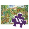 Megfigyeltető puzzle - Dinoszauruszok, 100 db-os - Dinosaurs + booklet