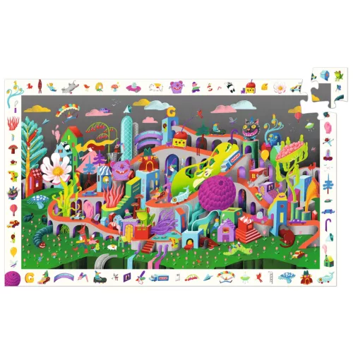 Megfigyeltető puzzle - Őrült város, 200 db-os - Crazy Town