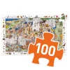 Megfigyeltető puzzle - Bevehetetlen vár, 100 db-os - Fortified castle