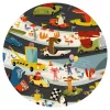 Megfigyeltető puzzle - Állati autóverseny, 54 db-os - Car rally