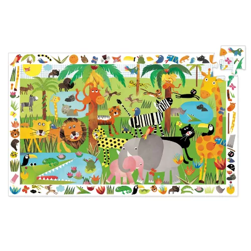 Megfigyeltető puzzle - Dzsungel, 35 db-os - Jungle
