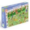 Megfigyeltető puzzle - Kisbarátok a kertben, 35 db-os - Little friends' garden