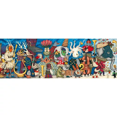 Művész puzzle - Fantasztikus zenekar, 500 db-os - Fantasy Orchestra