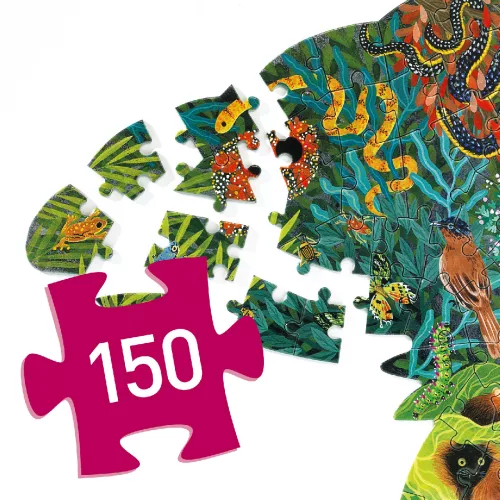 Művészeti puzzle - Kameleon, 150 db-os - Chameleon