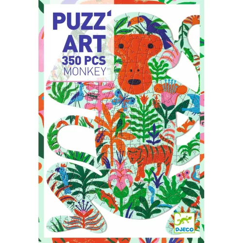 Művészeti puzzle - Majom, 350 db-os - Monkey