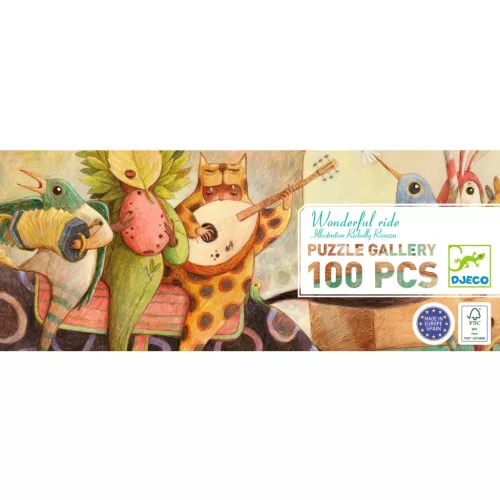 Művész puzzle - Csodálatos utazás, 100 db-os - Wonderful ride