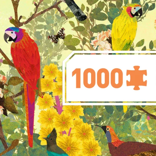 Művész puzzle - Békés madarak, 1000 db-os - Peaceful birds