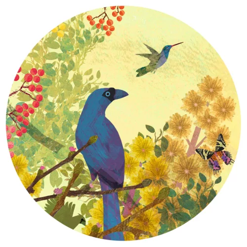 Művész puzzle - Békés madarak, 1000 db-os - Peaceful birds
