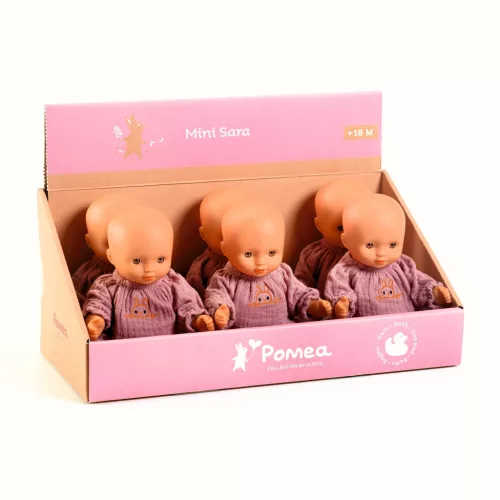 Játékbaba Mini, 20 cm - Sara