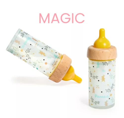 Játékbaba kiegészítő, babaetetés - Varázs cumisüveg - Magic feeding bottle