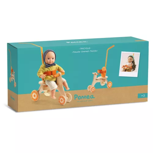 Játékbaba kiegészítő - Baba tricikli - Tricycle