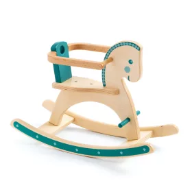   Játékbaba kiegészítő, bababútor - Baba hintalova - Rocking horse