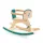 Játékbaba kiegészítő, bababútor - Baba hintalova - Rocking horse
