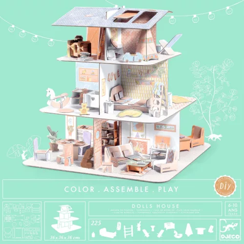 Készítsd magad! - Baba ház bútorokkal 3D-ben - Doll’s house