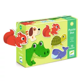 Párosító puzzle - Állatos, 20 db-os - Animals