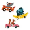 Párosító puzzle - Autós - Racing cars
