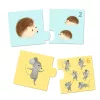 Párosító puzzle - Kié a kölyök, 24 db-os - Baby animals