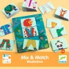 Fejlesztő játék - Állatdivat, 54 db-os - Eduludo Mix and Match Modanimo
