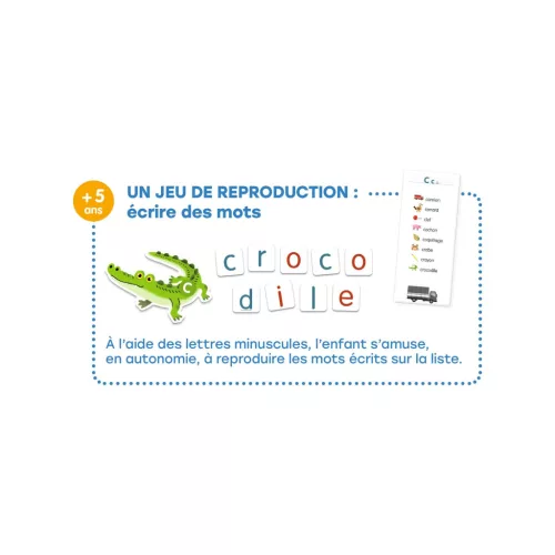 Fejlesztő játék - Csak Francia nyelvre - Grand coffret Lettres