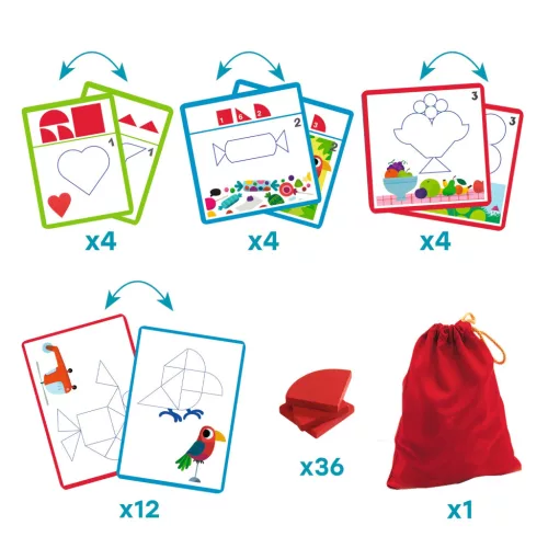 Fejlesztő játék - Alakzatok és formák - Eduludo Shapes