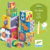 Toronyépítő kocka - Mulatságos építő - 10 funny blocks