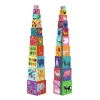 Toronyépítő kocka - Természet és állatok - 10 nature and animal blocks