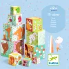 Toronyépítő kocka - Erdei állatok - 10 forest blocks
