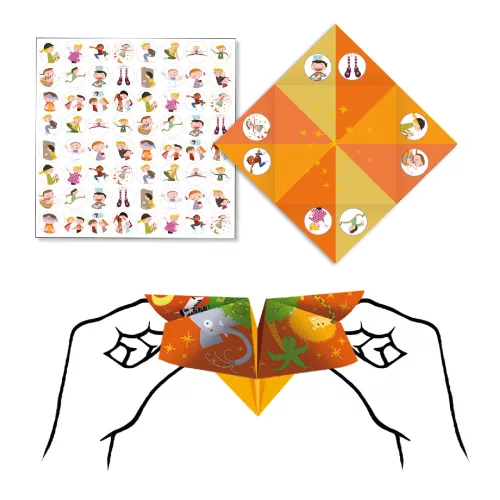 Origami - Sótartó - Origami bird game