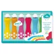 Marok filc készlet 6 színben - Pontozó színezés - 6 foam markers