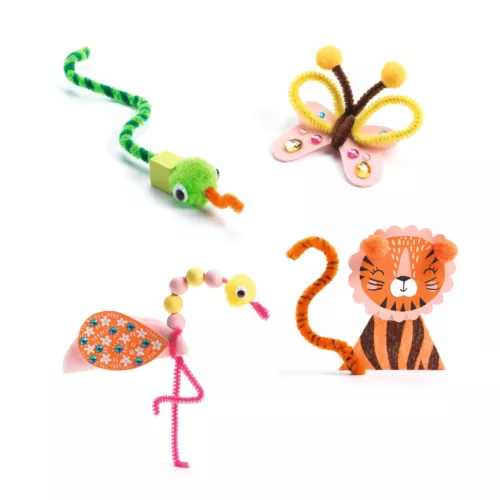 Kreatív készlet - Vadon élő állatok - Jungle Animal Creation Box
