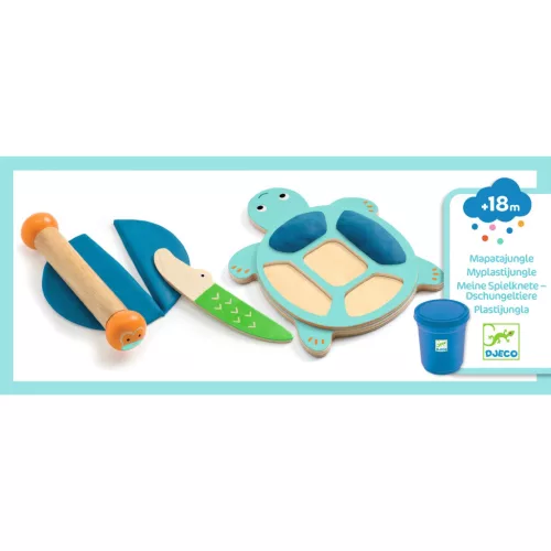 Gyurmaformázó készlet - Nyújtófás - Myplastijungle