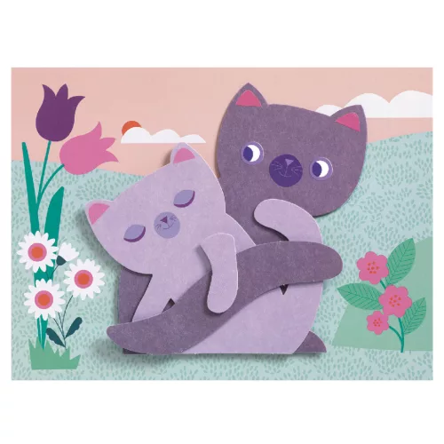 Matricázó képkészítés - Ölelések - Hugs