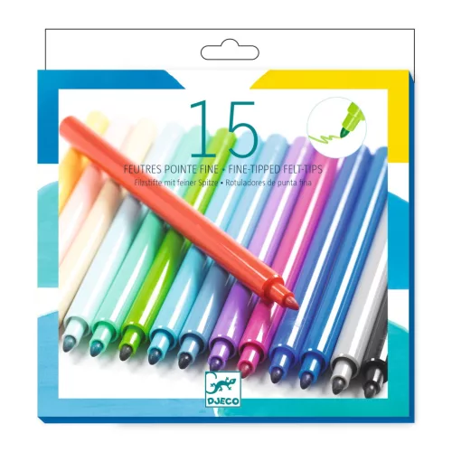 Filctoll készlet - Harmónia, 15 színű - Pacific