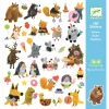 Matricák - Bundás barátok - Fluffy friends