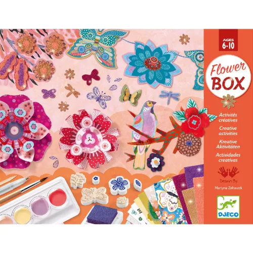 Kreatív műhely - 6 technika 1 dobozban - Virágos kert - Flower Box