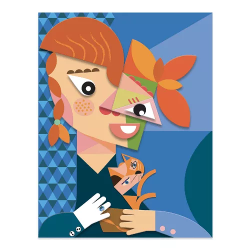 Művészeti műhely - Kockafejek - Inspired by Pablo Picasso - Square Heads