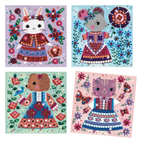 Mozaikkép készítés - Édes háziállatok - Lovely pets