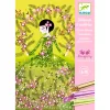 Csillámkép készítés - Csillogó ruhák - Glitter dresses