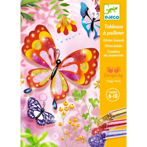 Csillámkép készítés - Pillangók - Butterflies