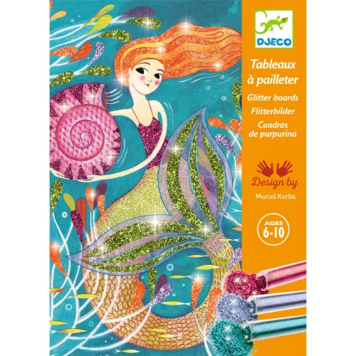 Csillámkép készítés - Sellők - Mermaids